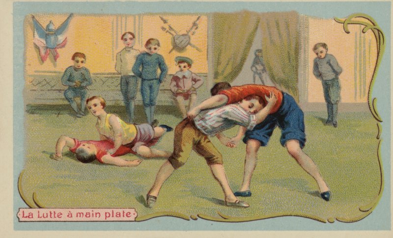 Wrestling by French School