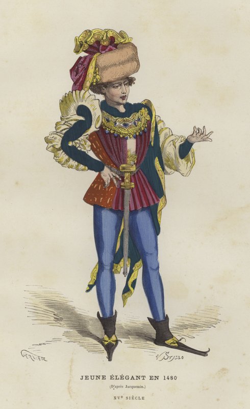 Young dandy, 1480 by French School