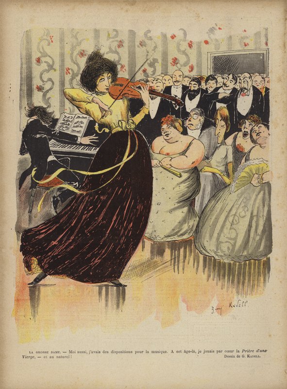 Illustration for Le Rire by G. Kadell