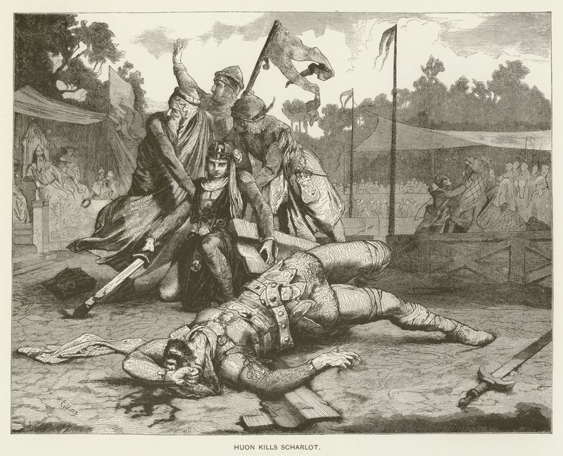 Huon Kills Scharlot by Gabriel Max