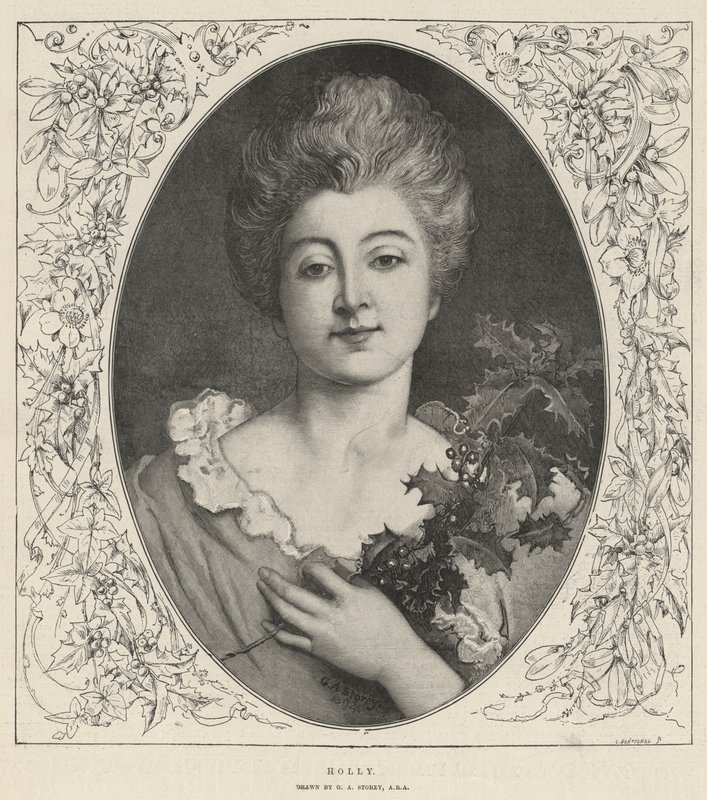 Holly by George Adolphus Storey