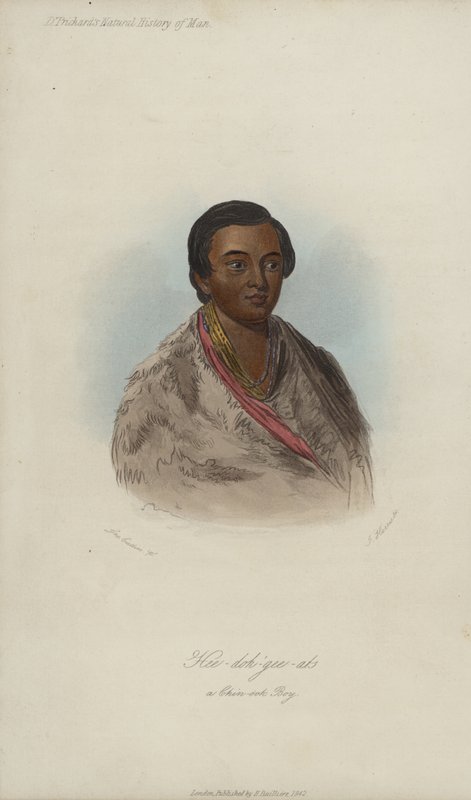 A Chinook Boy by George after Catlin