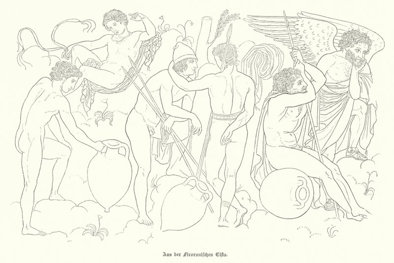Ancient Greek art by German School