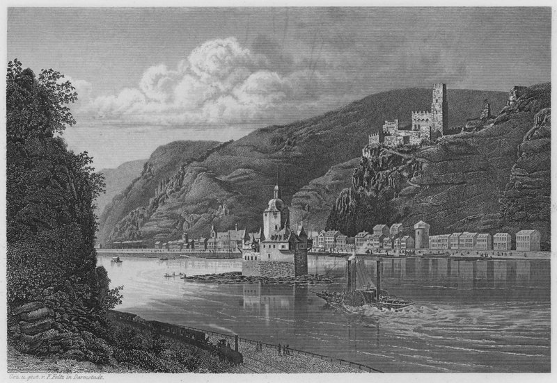 Caub and the Pfalz by German School
