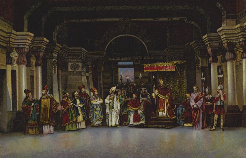 Christ before Herod by German School