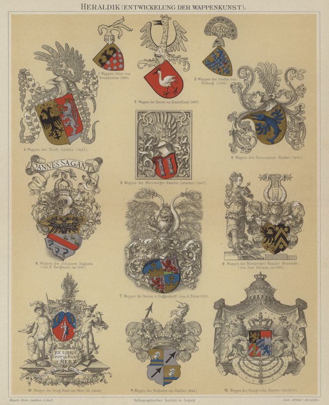 Heraldry by German School