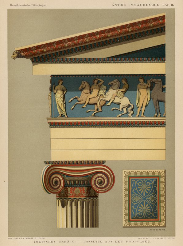 Ionic Entablature by German School