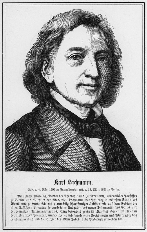 Karl Lachmann by German School