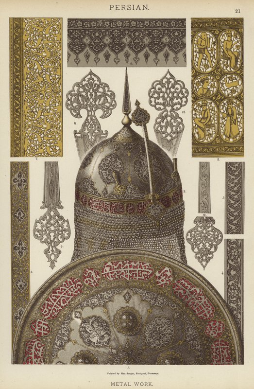 Persian, Metal Work by German School