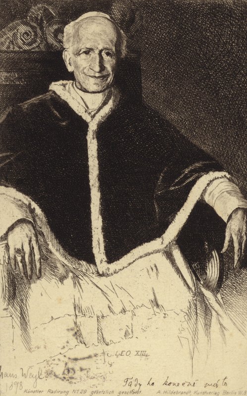 Pope Leo XIII by German School
