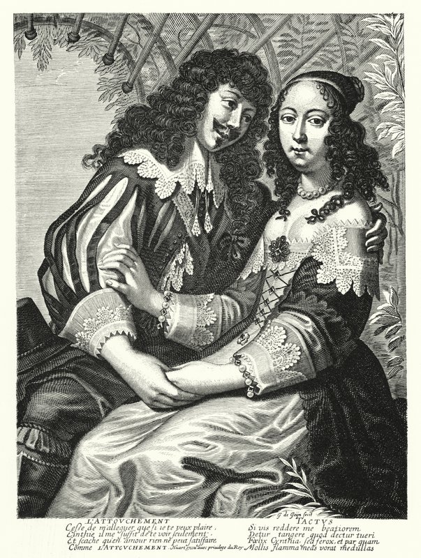 The Newlyweds by German School