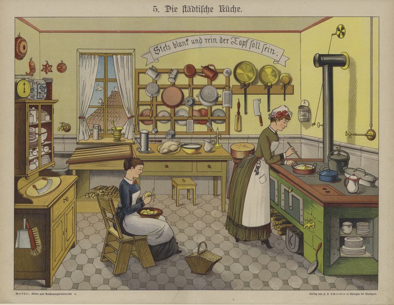 Town Kitchen by German School