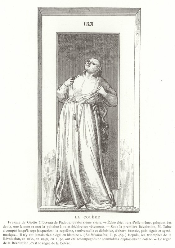 Wrath by Giotto di Bondone