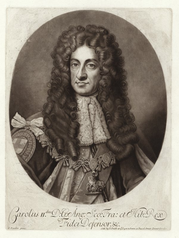 Portrait of King Charles II by Godfrey Kneller