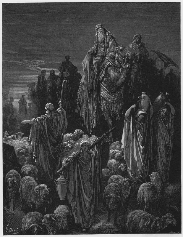 Jacob goes into Egypt by Gustave Dore