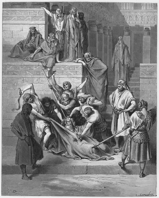 Martyrdom of Eleazar the Scribe by Gustave Dore