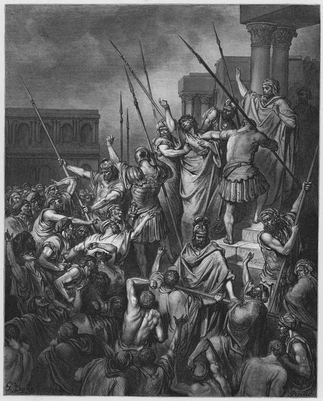 Saint Paul Rescued from the Multitude by Gustave Dore