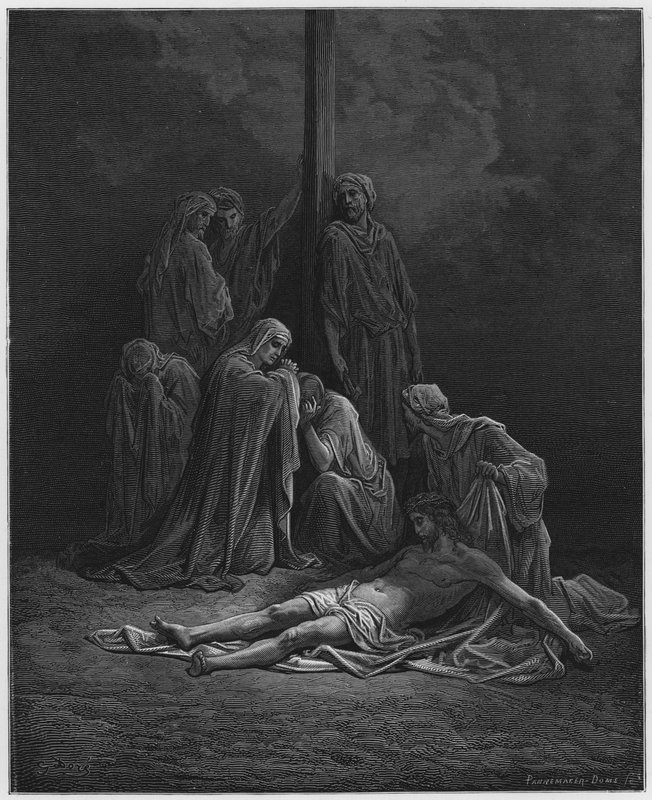 The Dead Christ by Gustave Dore