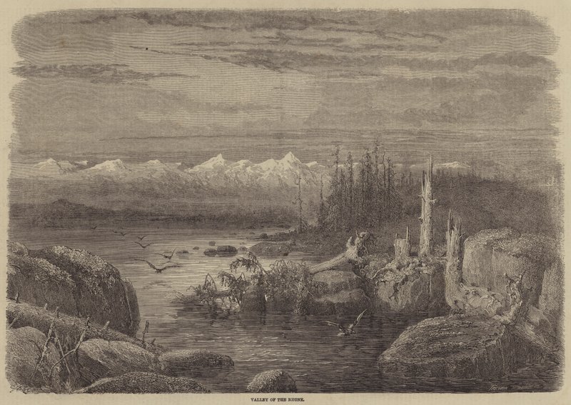 Valley of the Rhone by Gustave Dore