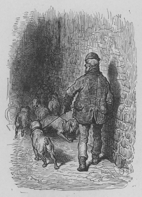 The Dog Seller by Gustave after Dore