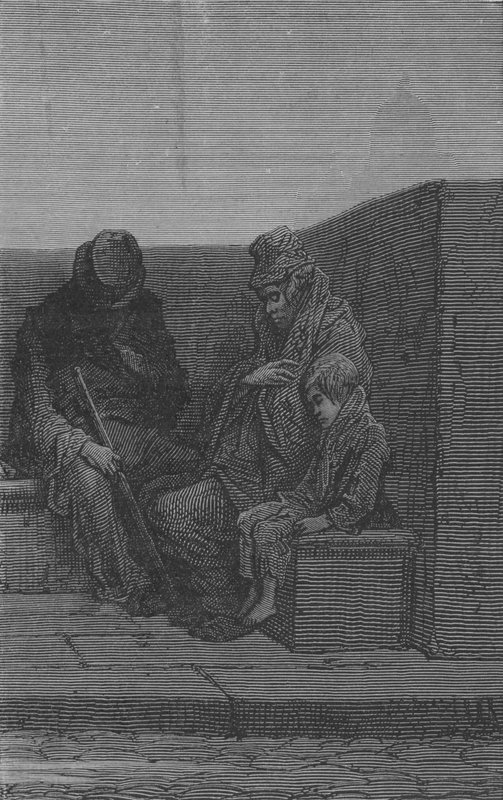 Vagabonds by Gustave after Dore