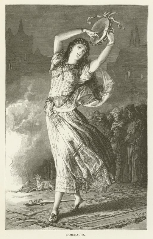 Esmeralda by Gustave Brion