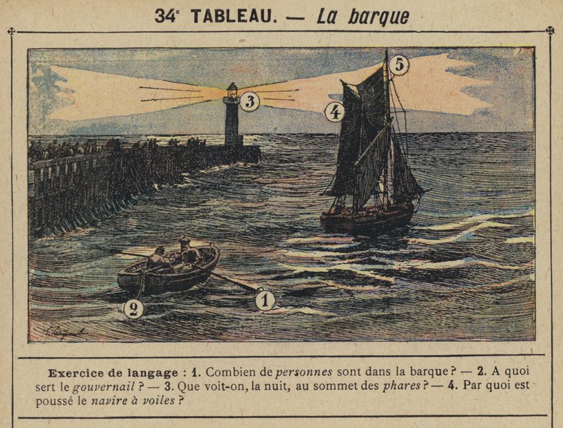 La barque by Gustave Fraipont