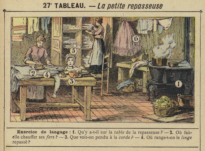 The Little Ironer by Gustave Fraipont