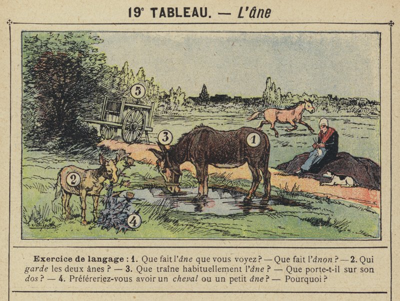 The Donkey by Gustave Fraipont