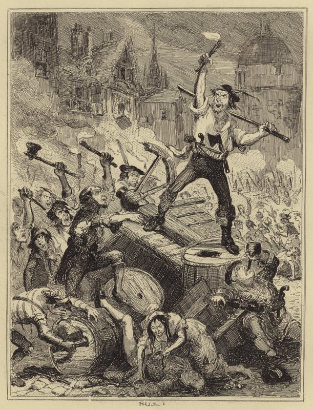 Wilkes Riots by Hablot Knight Browne