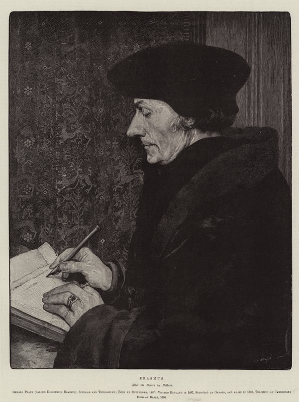 Erasmus by Hans Holbein der Jüngere