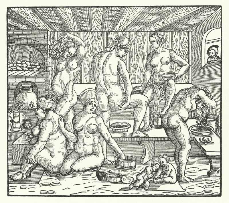 Women Bathing by Hans Sebald Beham