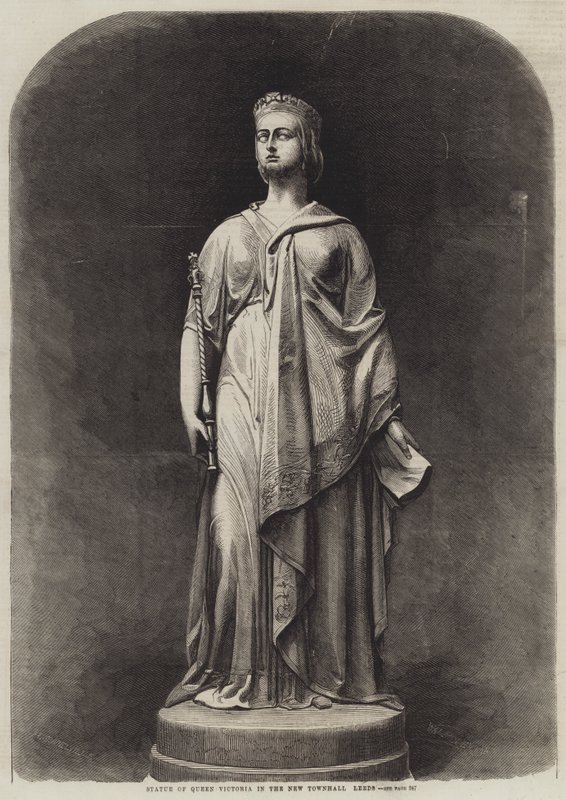 Statue of Queen Victoria in the New Townhall, Leeds by Harden Sidney Melville