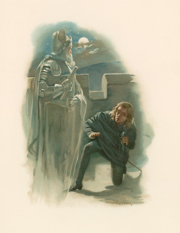 Hamlet and his father