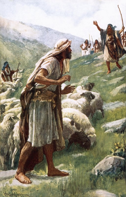 Jacob and Esau by Harold Copping