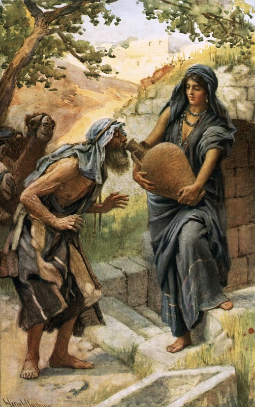 Rebekah at the Well by Harold Copping