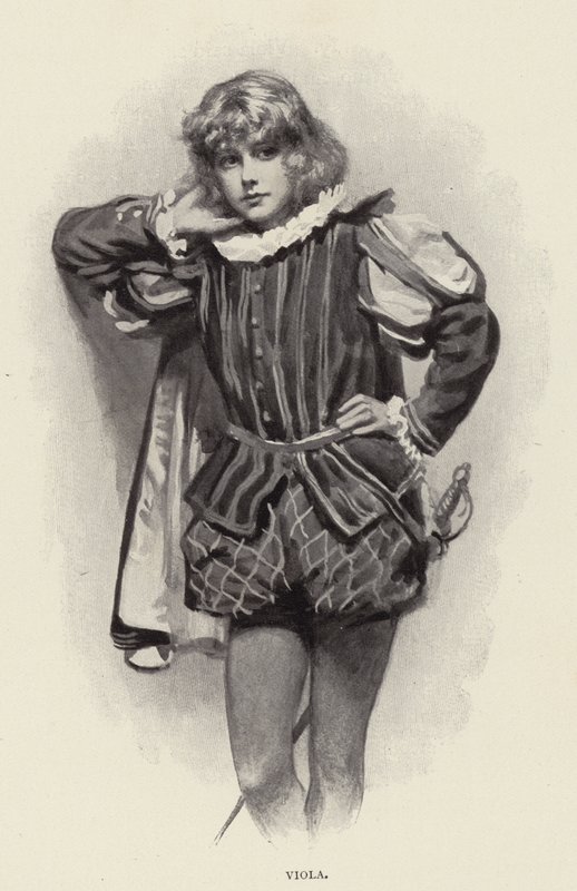 Viola by Harold Copping