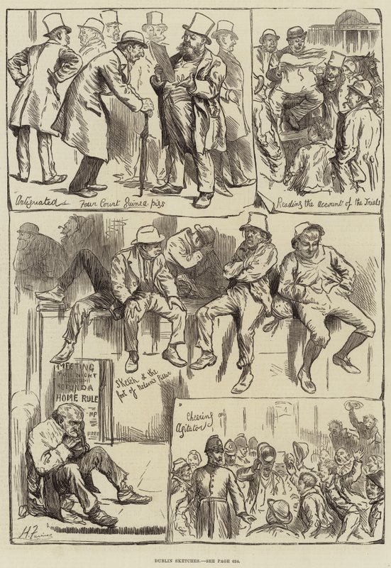 Dublin Sketches by Harry Furniss