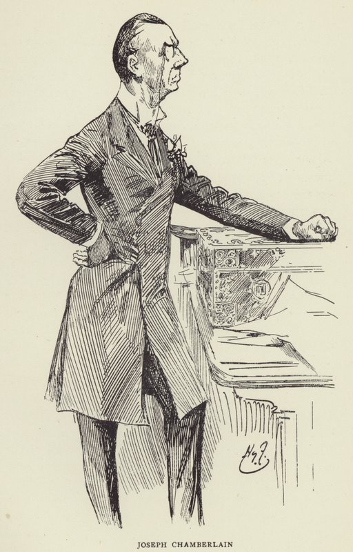 Joseph Chamberlain by Harry Furniss