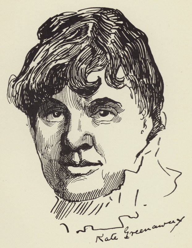 Kate Greenaway by Harry Furniss