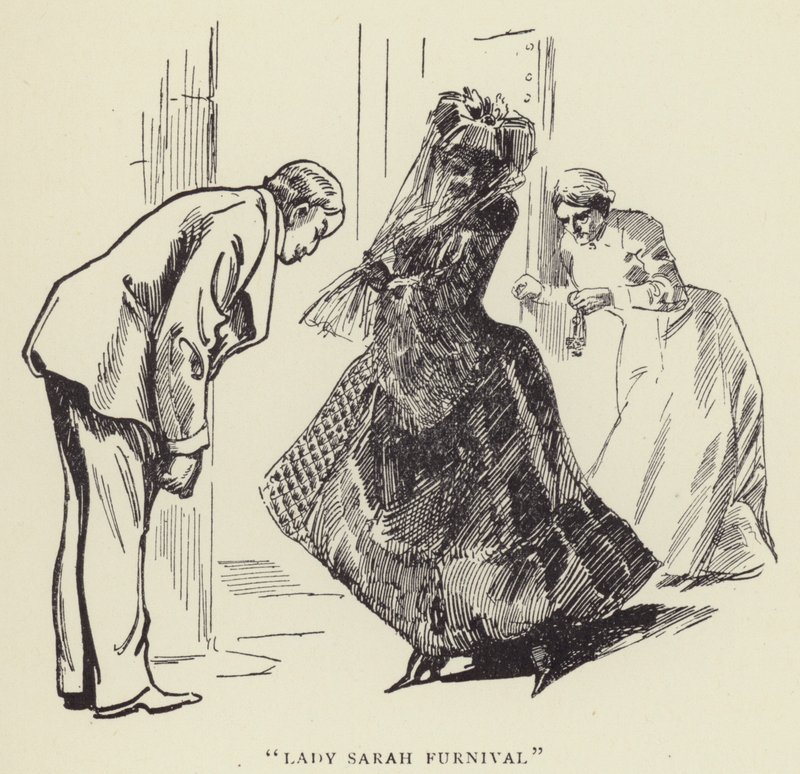 Lady Sarah Furnival by Harry Furniss