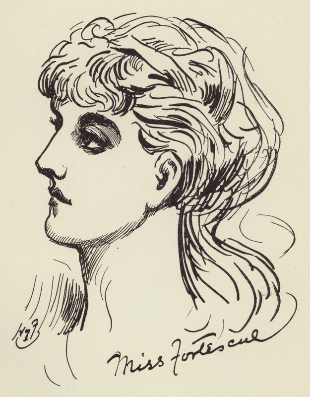Miss Fortescue by Harry Furniss