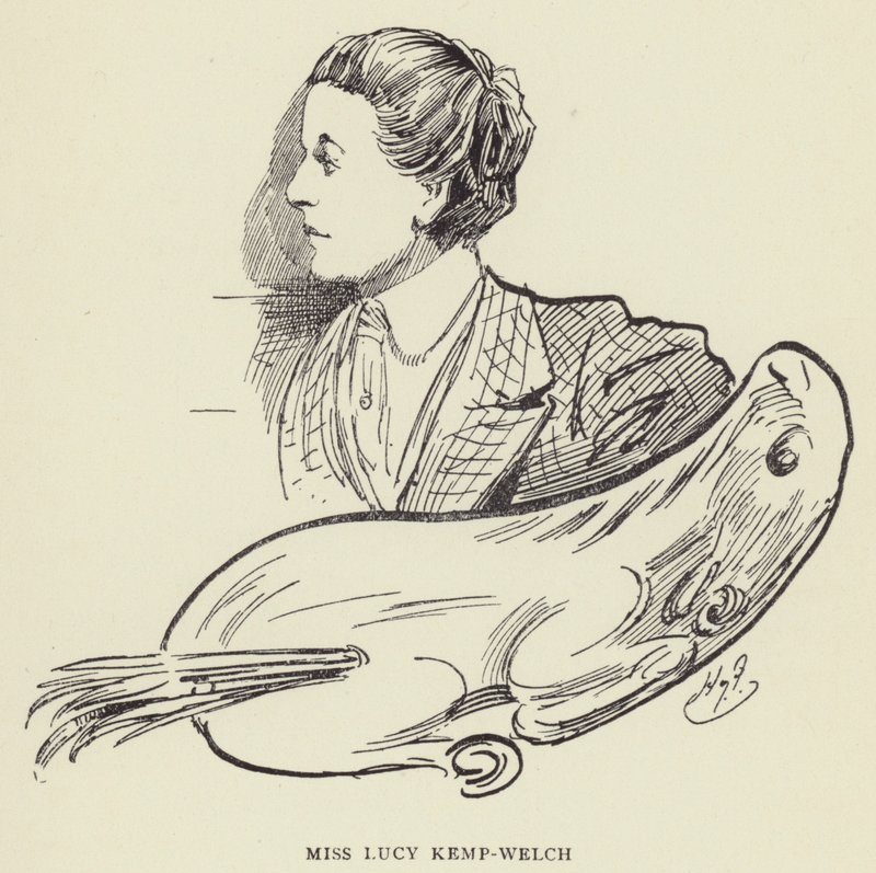 Miss Lucy Kemp-Welch by Harry Furniss