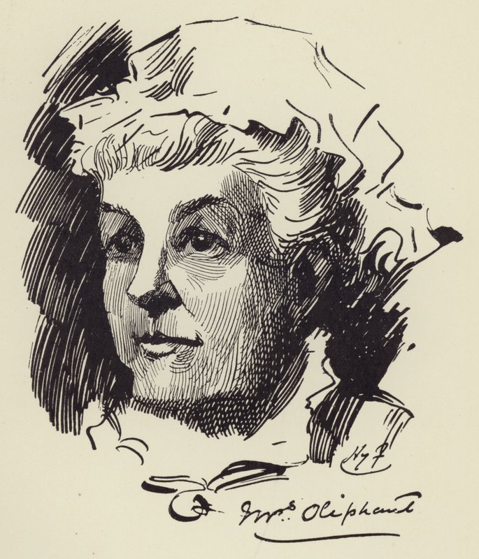 Mrs Oliphant by Harry Furniss