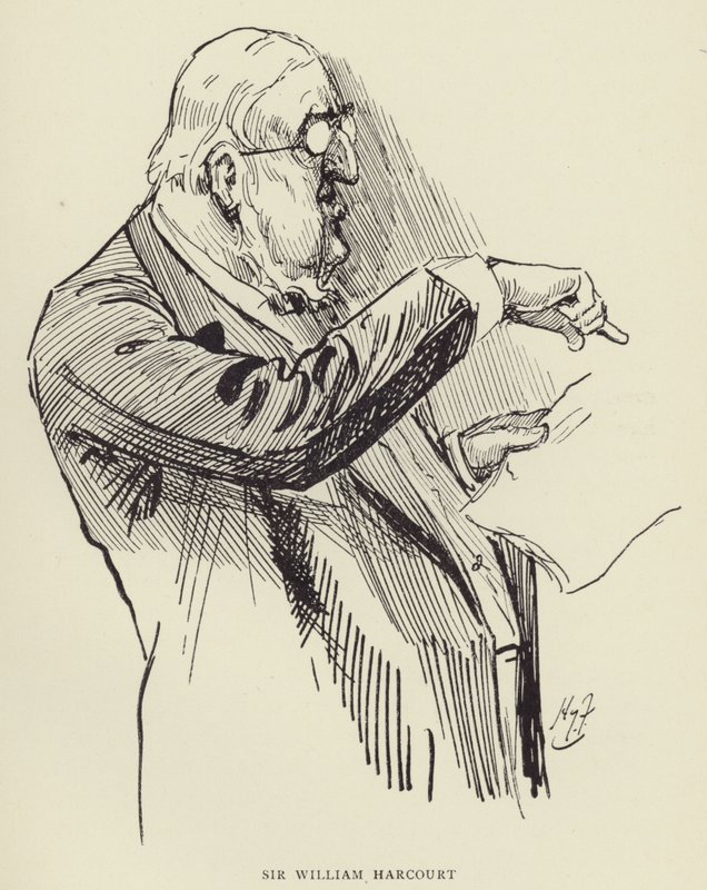 Sir William Harcourt by Harry Furniss