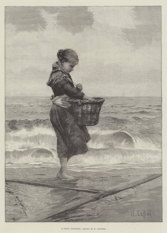 A Young Shrimper by Hector Caffieri
