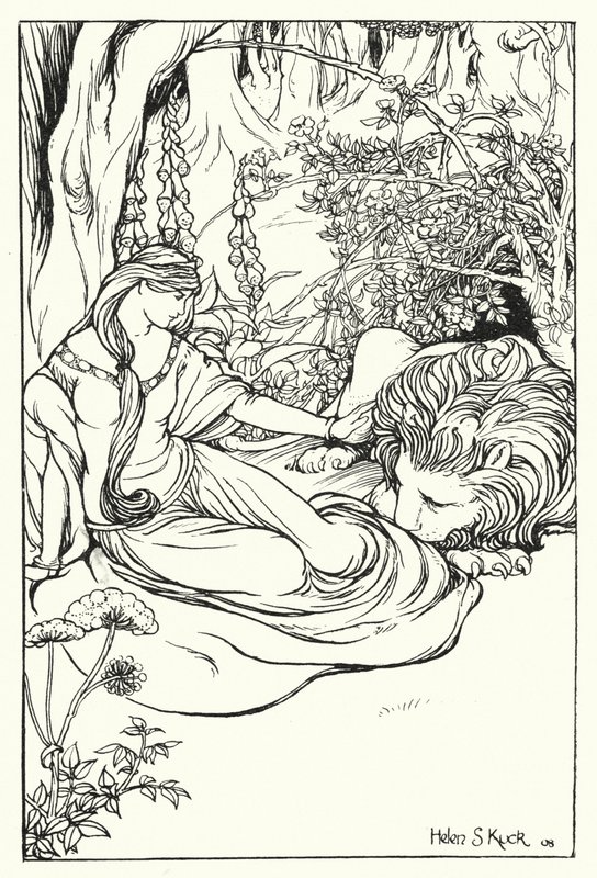 Una and the Lion by Helen S. Kuck