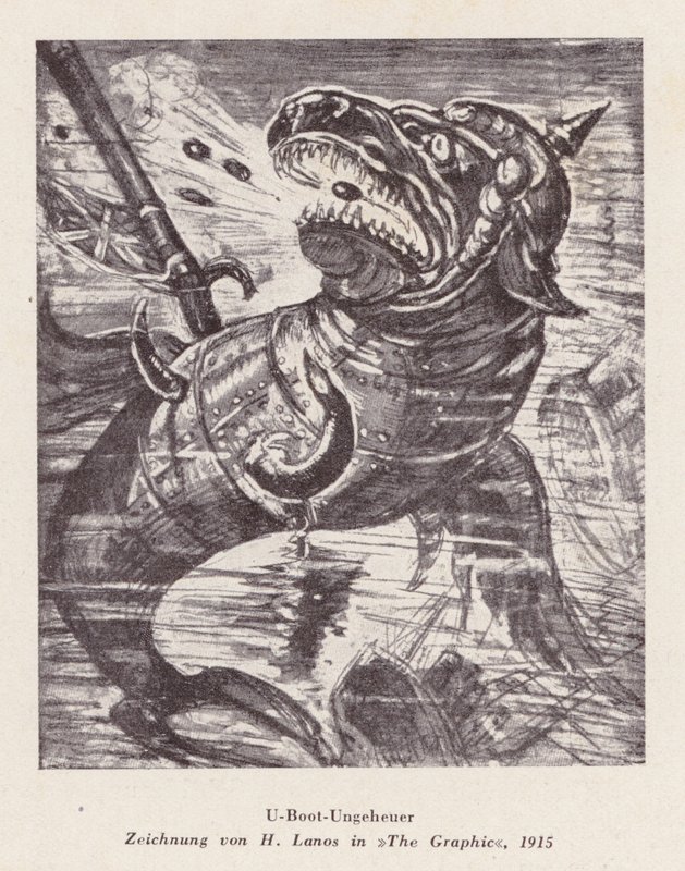 Submarine Monster by Henri Lanos