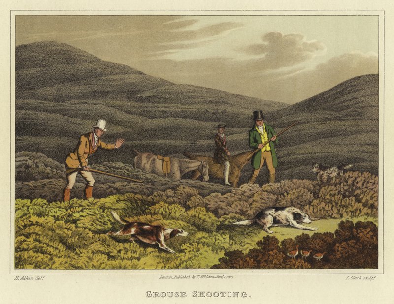 Grouse Shooting by Henry Thomas Alken