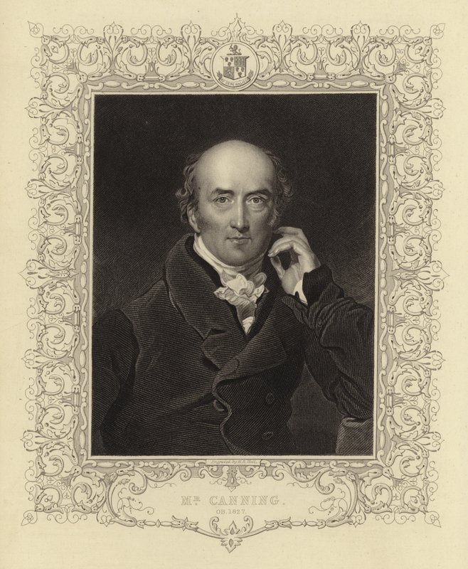 Mr Canning, 1827 by Henry Bryan I Hall